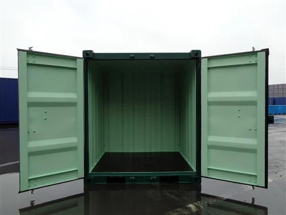 Nouveau conteneur maritime vert de 10 pieds HC