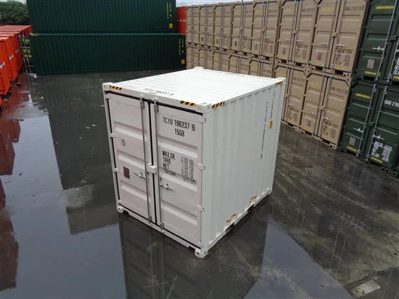 Nouveau conteneur maritime blanc de 10 pieds HC