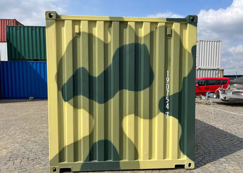 Conteneur maritime de 20 pieds – Camouflage