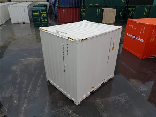Nouveau conteneur maritime blanc de 10 pieds HC