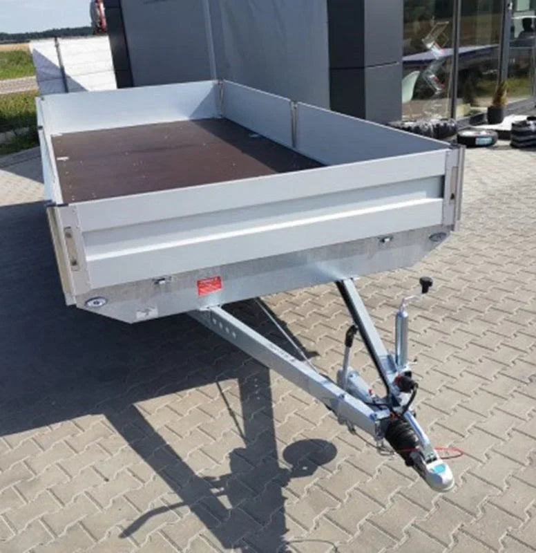 Plateforme latérale pliante Boss 600 x 200 cm  + rampes + béquilles